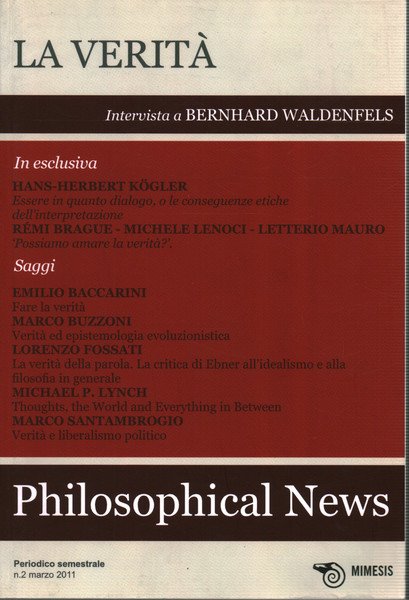Philosophical News n. 2, marzo 2011: la Verità
