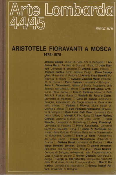 Arte Lombarda 44/45, nuova serie, 1976