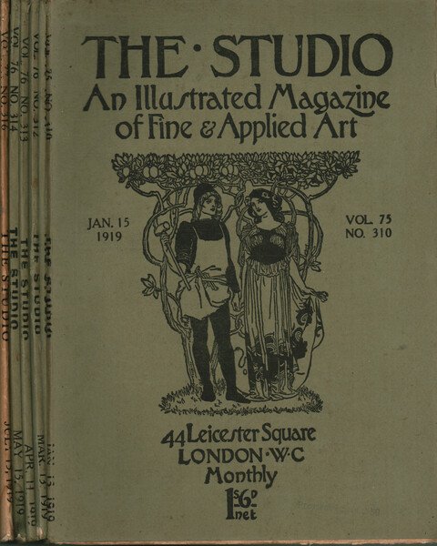 The Studio annata 1919 (6 fascicoli): vol. 75 n. 310 …