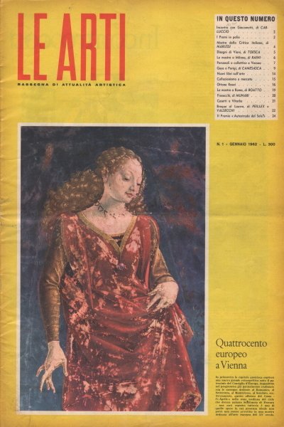 Le Arti. N. 1 - Gennaio 1962