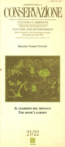 Edizioni per la conservazione (anno II-n.9/10 settembre/ottobre) Il giardino del …