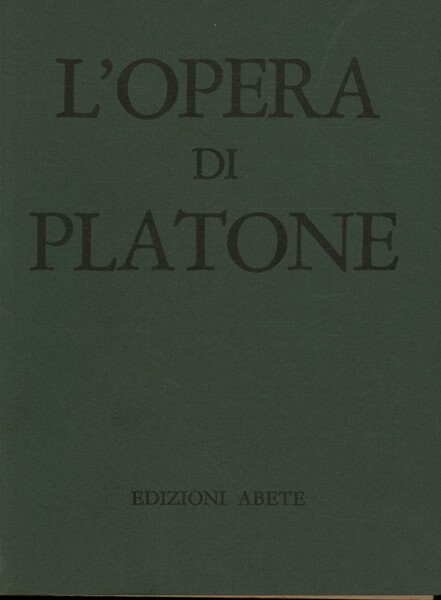 L'opera di Platone