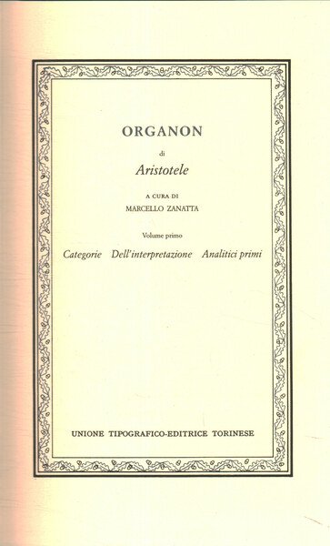 Organon Volume primo | Immagine Gallery 1