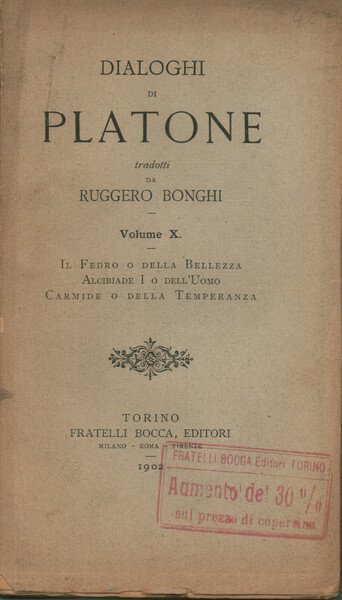 Dialoghi di Platone (Volume X)