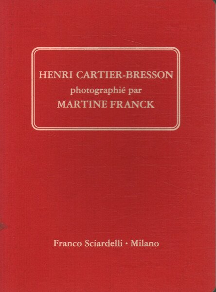 Henri Cartier-Bresson photogarphié par Martine Franck