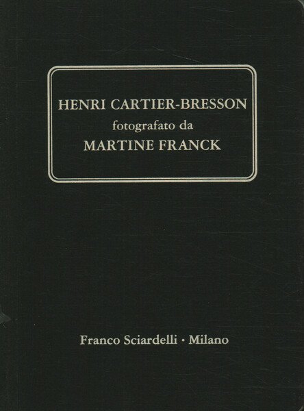 Henri Cartier-Bresson fotografato da Martine Franck