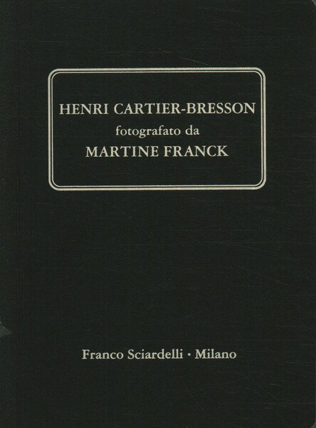 Henri Cartier-Bresson fotografato da Martine Franck