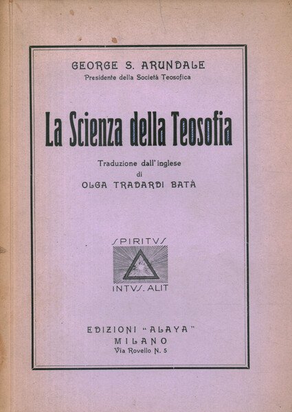 La Scienza della Teosofia