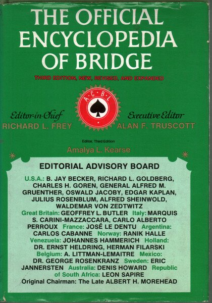 The official Encyclopedia of Bridge