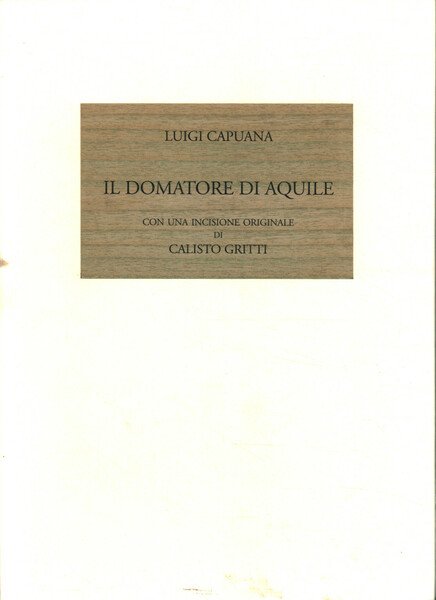 Il domatore di aquile