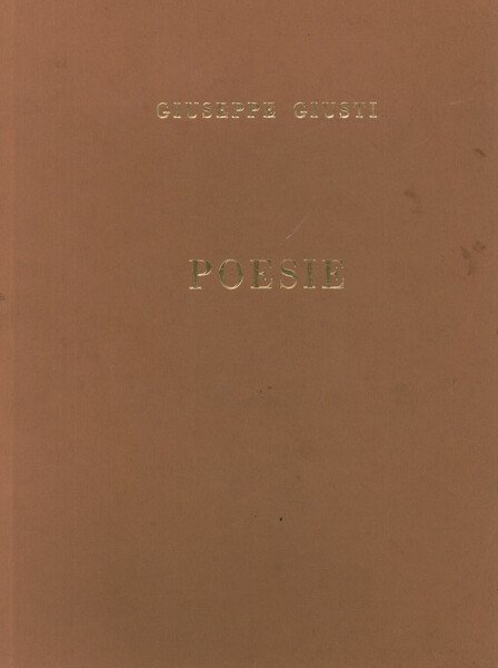 Poesie di Giuseppe Giusti