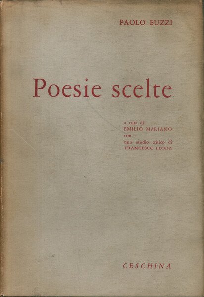 Poesie scelte