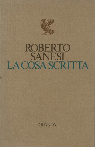 La cosa scritta