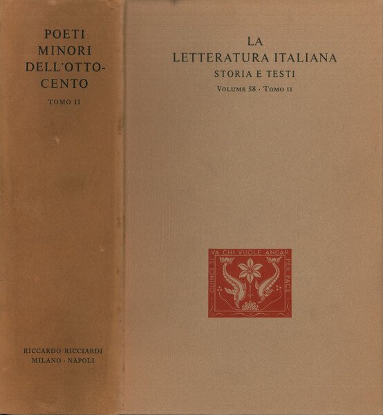 Poeti minori dell'Ottocento tomo II
