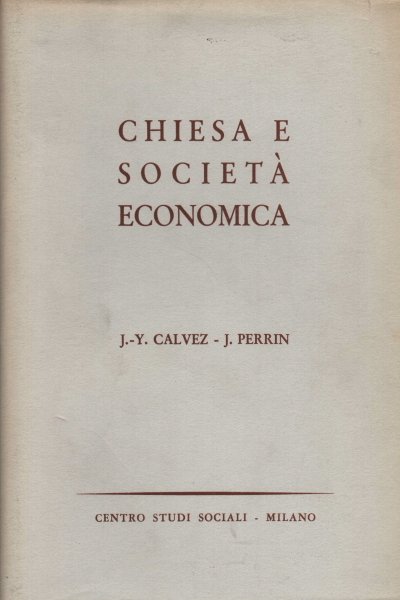 Chiesa e società economica