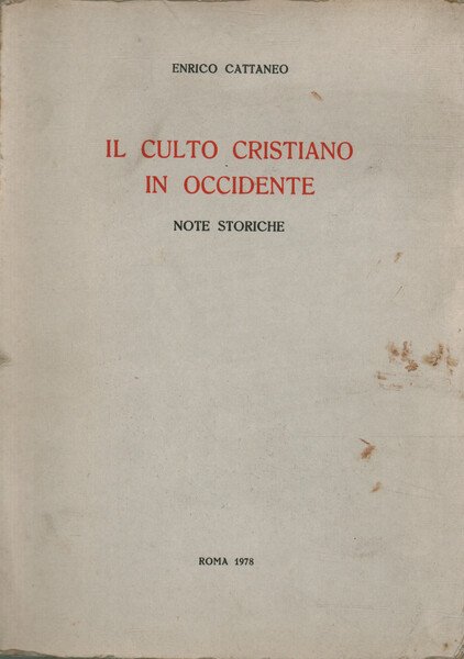 Il culto cristiano in Occidente