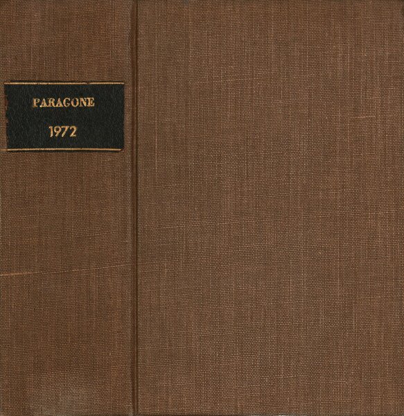 Paragone Rivista mensile di arte figurativa e letteratura. Letteratura Anno …
