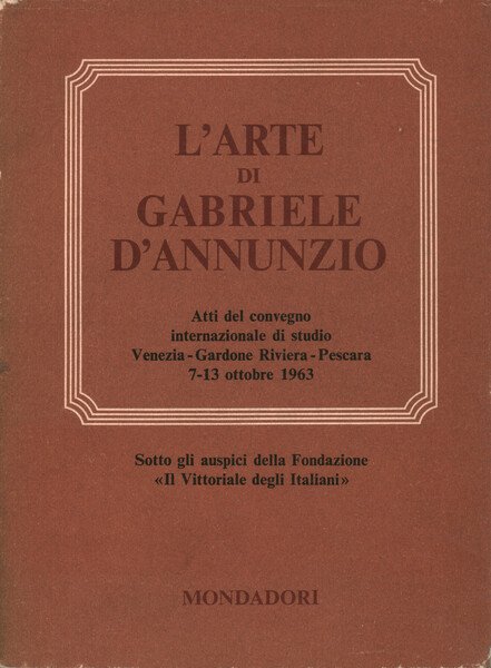 L'arte di Gabriele D'Annunzio