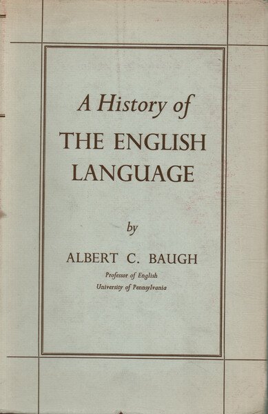 A History of the ENGLISH LANGUAGE