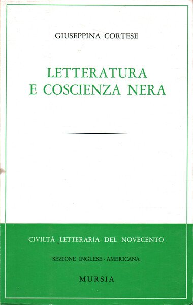 Letteratura e coscienza nera