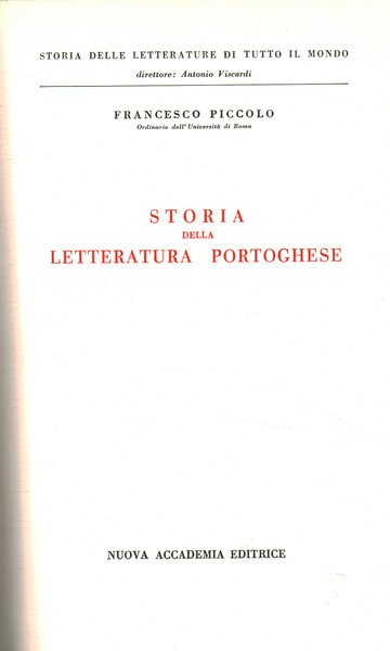 Storia della letteratura portoghese