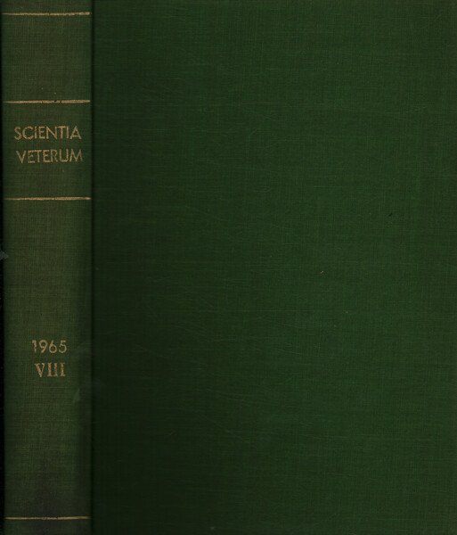 Scientia Veterum. Collana di studi di storia della medicina VIII …