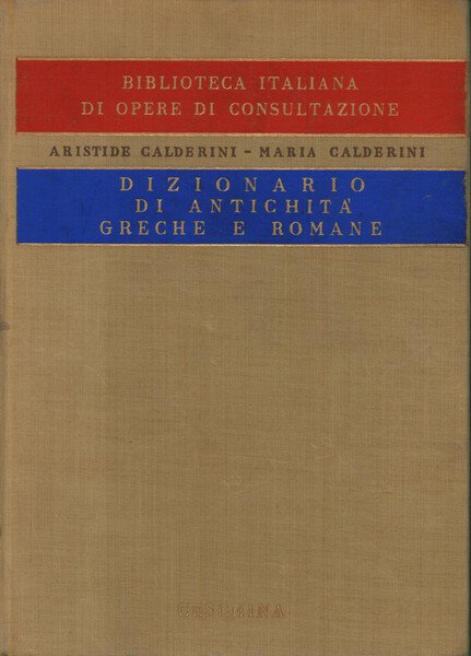 Dizionario di Antichità Greche e Romane | Immagine Gallery 1