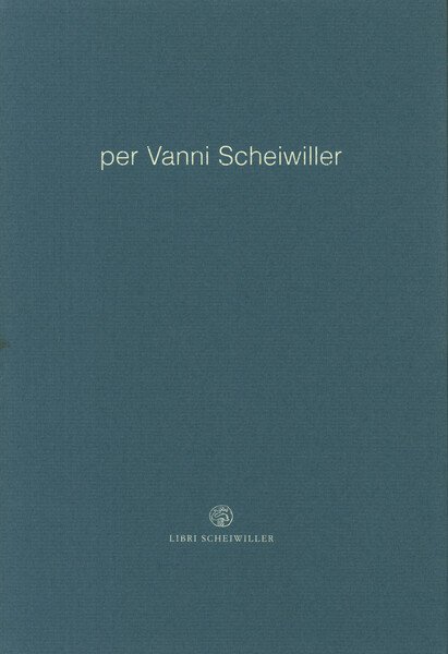 Per Vanni Scheiwiller