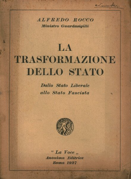 La trasformazione dello Stato
