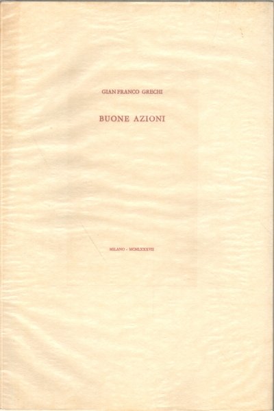 Buone azioni