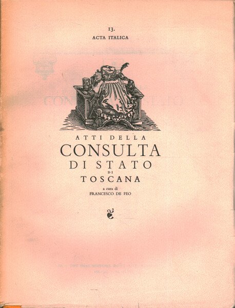 Atto della reale consulta di stato del granducato di Toscana