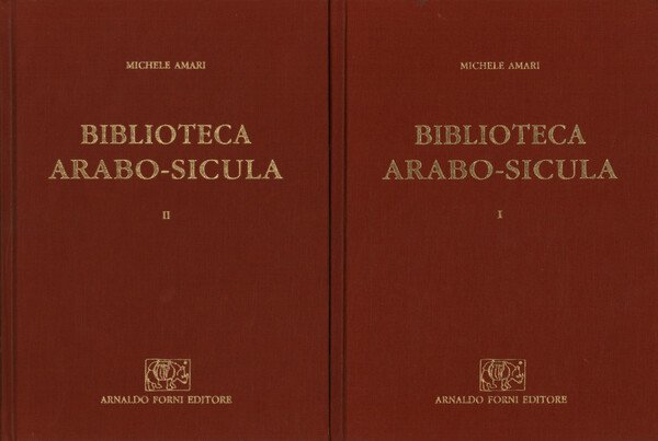 Biblioteca arabo-sicula (2 Volumi)