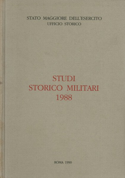 Studi storico militari 1988