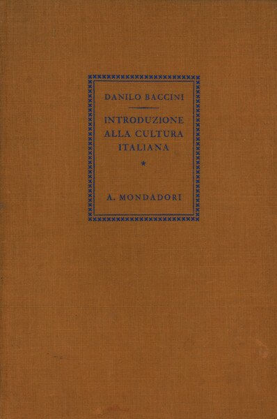 Introduzione alla cultura italiana