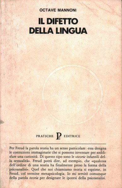 Il difetto della lingua