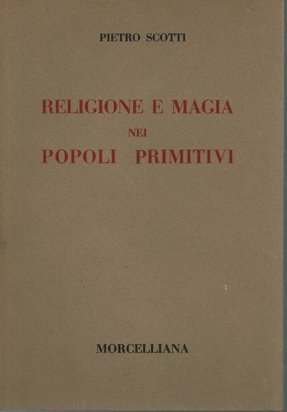 Religione e magia nei popoli primitivi