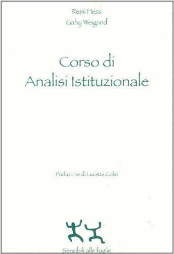 Corso di Analisi Istituzionale