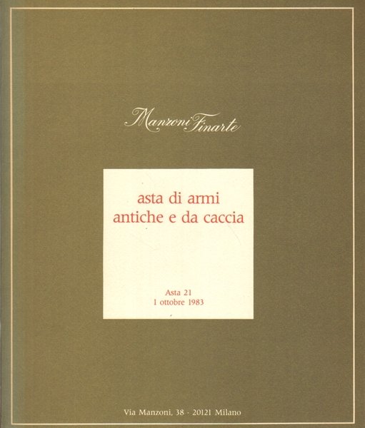 Asta di armi antiche e da caccia
