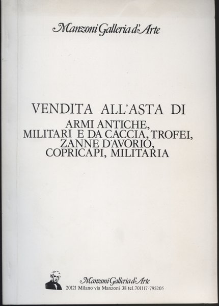 Vendita all'asta di armi antiche, militari e da caccia, trofei, …