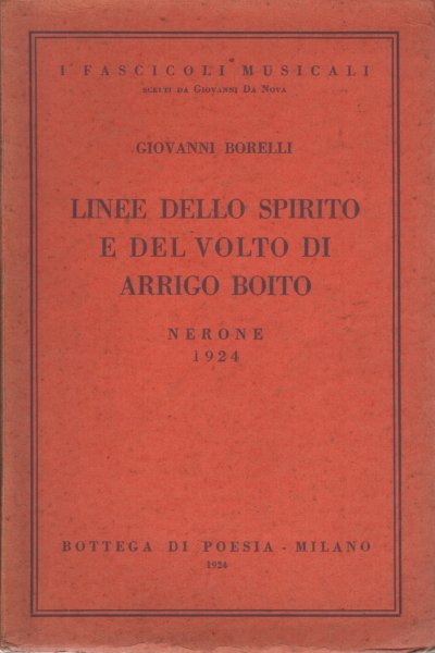 Linee dello spirito e del volto di Arrigo Boito