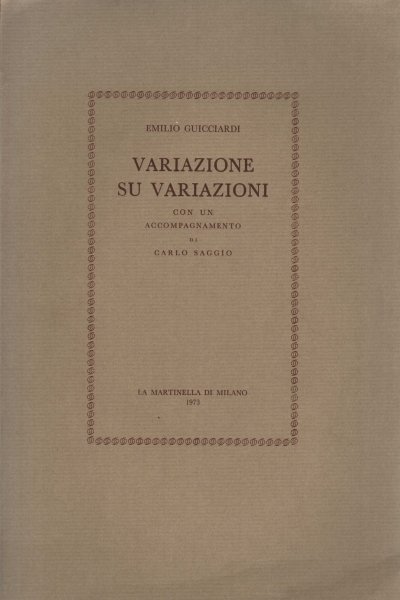 Variazione su variazioni