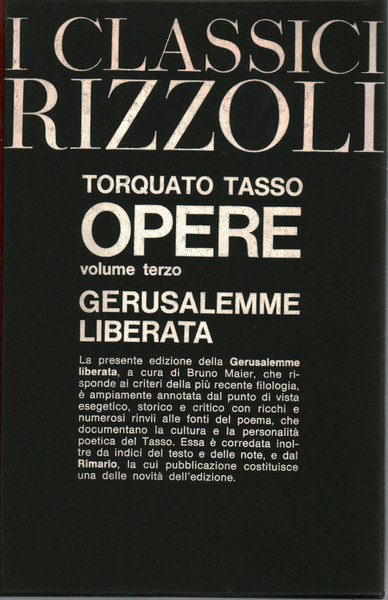 Opere III - Gerusalemme liberata