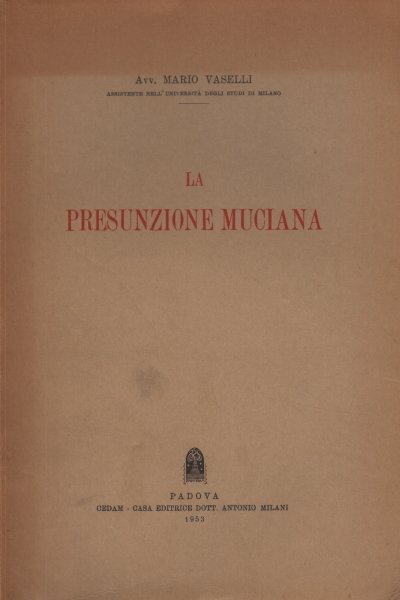 La presunzione Muciana