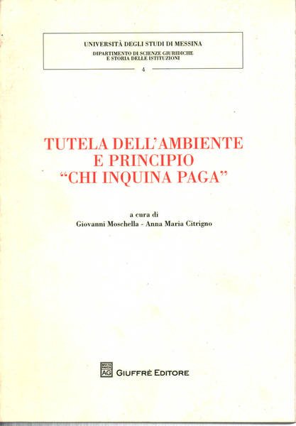 Tutela dell'ambiente e principio chi inquina paga