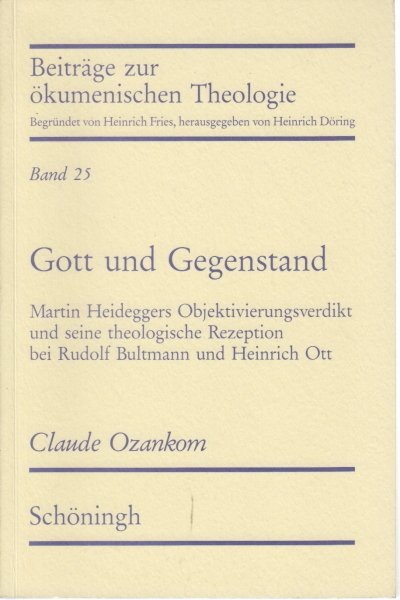 Gott und Gegenstand