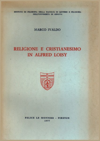 Religione e cristianesimo in Alfred Loisy