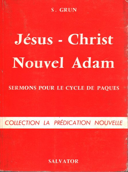 Jèsus- Christ, Nouvel Adam