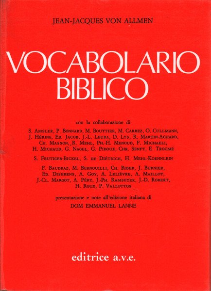 Vocabolario biblico