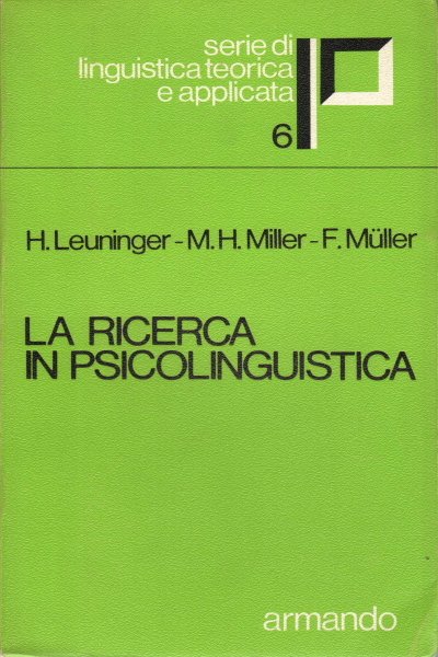 La ricerca in psicolinguistica