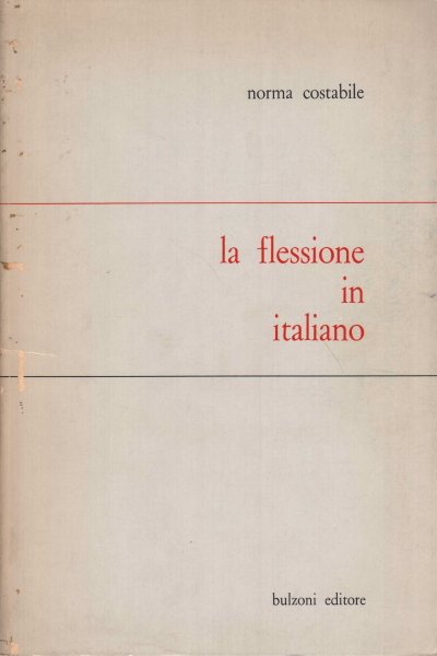 La flessione in italiano
